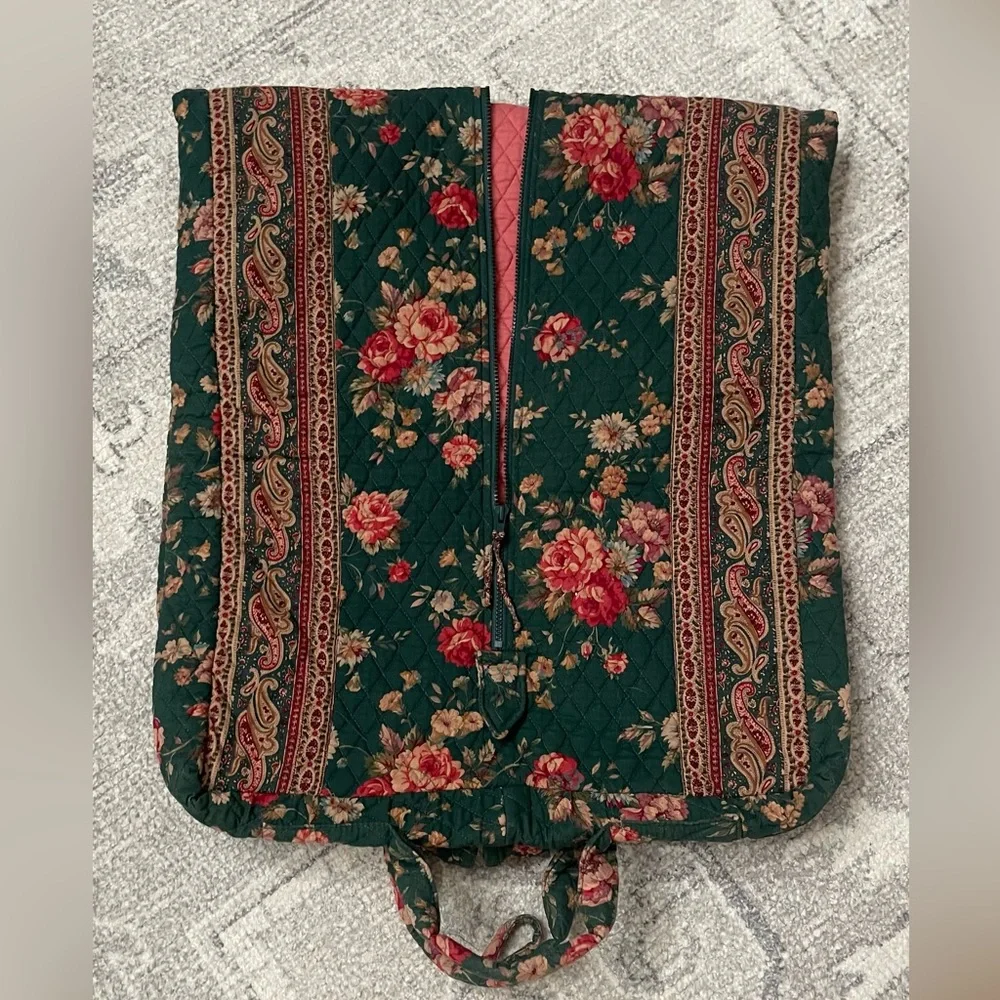 Vera Bradley Rare Retired Indiana Greenbriar Garment Bag